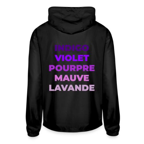 Shades of purple - Unisex Lightweight Windbreaker Jacket