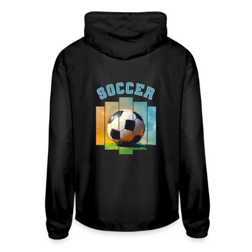 Soccer Ball Vibes - Unisex Lightweight Windbreaker Jacket