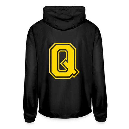 Letter Q – Capital Athletic Alphabet Monogram - Unisex Lightweight Windbreaker Jacket