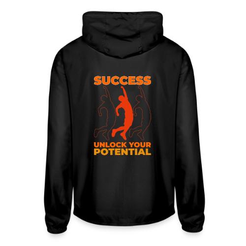 Unlock Success - Unisex Lightweight Windbreaker Jacket