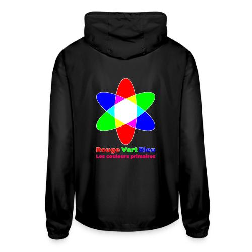 RGB Primary Colors - Unisex Lightweight Windbreaker Jacket