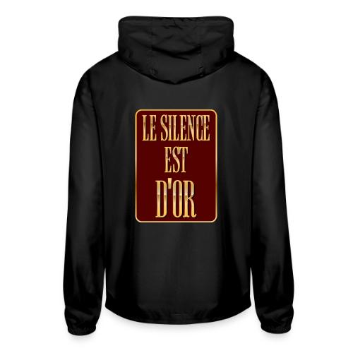 Silence is golden - Unisex Lightweight Windbreaker Jacket