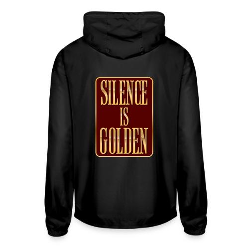 Silence Is Golden - Unisex Lightweight Windbreaker Jacket