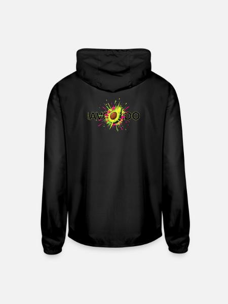 VARENO - URBAN SPLIT - Unisex Lightweight Windbreaker Jacket - black