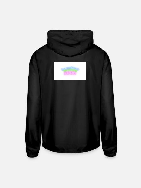 Be Patient It’s Coming Soon Neon Pastels - Unisex Lightweight Windbreaker Jacket - black - Back