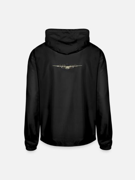 C-130 Herkules - Unisex Lightweight Windbreaker Jacket - black