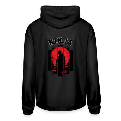 Ninja in the Shadows - Unisex Lightweight Windbreaker Jacket