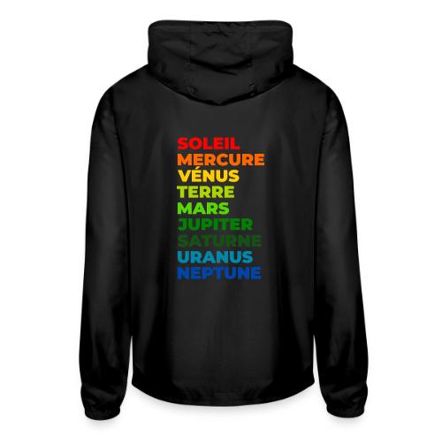 Solar System in Color - Unisex Lightweight Windbreaker Jacket