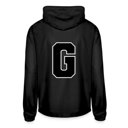 Varsity Letter G Collegiate Alphabet Art - Unisex Lightweight Windbreaker Jacket