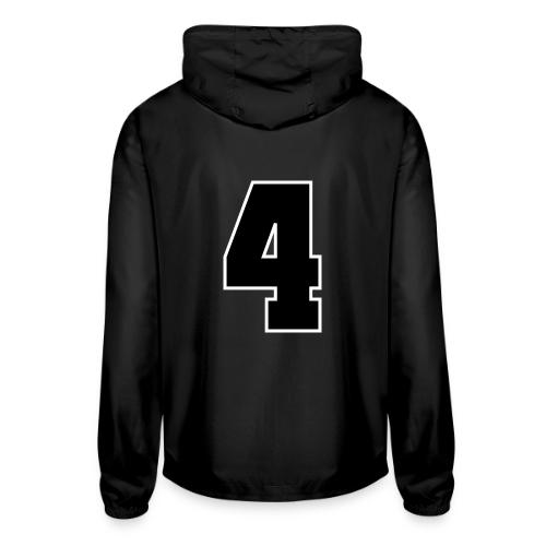 Varsity Number 4 College Style - Unisex Lightweight Windbreaker Jacket