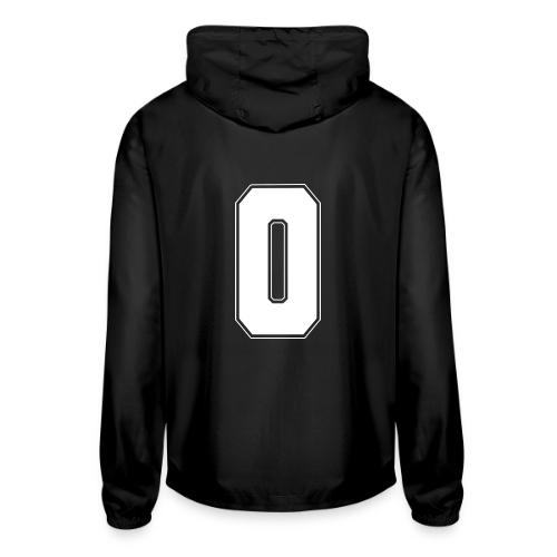 White Letter O – Varsity Alphabet Monogram - Unisex Lightweight Windbreaker Jacket