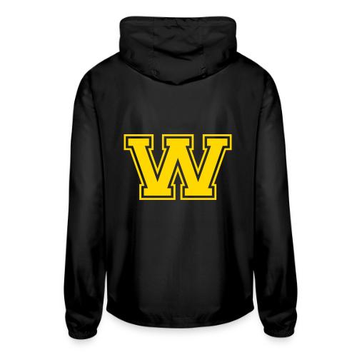 Letter W – Capital Athletic Alphabet Monogram - Unisex Lightweight Windbreaker Jacket