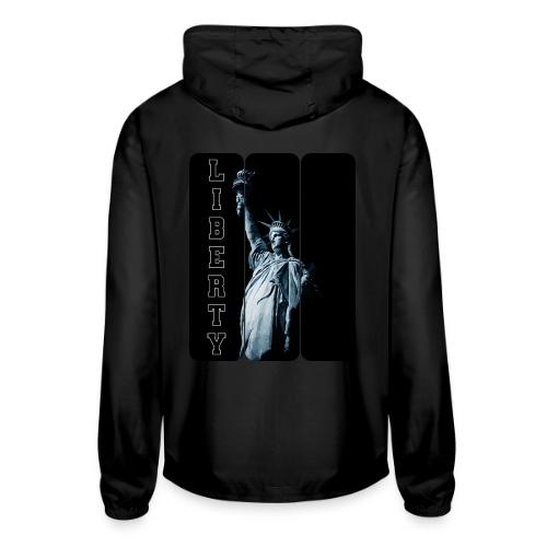 USA: Vertical Liberty - Unisex Lightweight Windbreaker Jacket