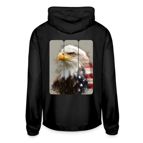 USA: Eagle of the Free - Unisex Lightweight Windbreaker Jacket