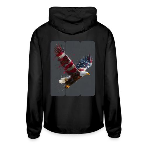 USA: Freedom in Flight - Unisex Lightweight Windbreaker Jacket