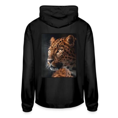 Amur Leopard Face Wildlife Design - Unisex Lightweight Windbreaker Jacket