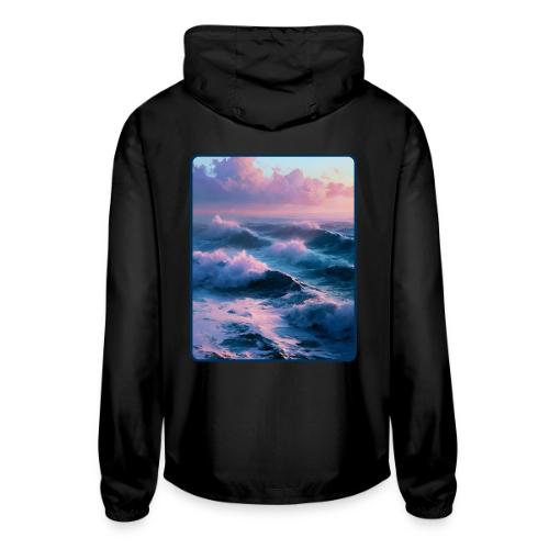 Dreamy Pastel Ocean Sunset Art - Unisex Lightweight Windbreaker Jacket