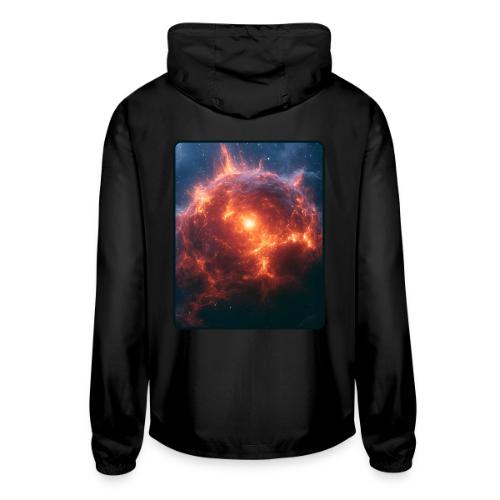 Exploding Supernova Space Art - Unisex Lightweight Windbreaker Jacket