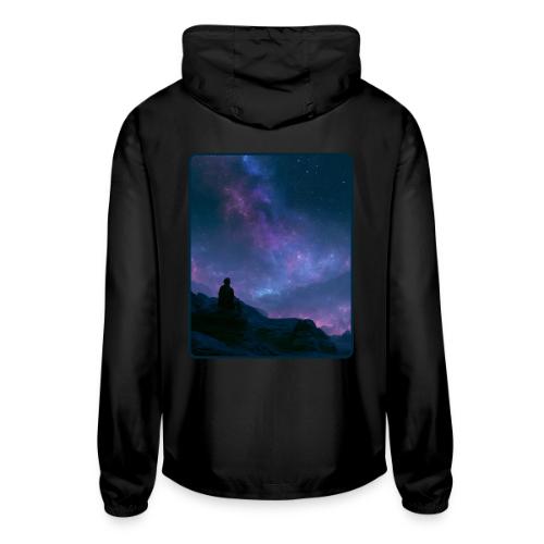 Stargazer Nebula Night Sky Art - Unisex Lightweight Windbreaker Jacket