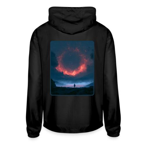 Supernova Reflection Space Scene - Unisex Lightweight Windbreaker Jacket