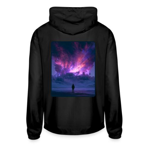 Cosmic Supernova Night Design - Unisex Lightweight Windbreaker Jacket