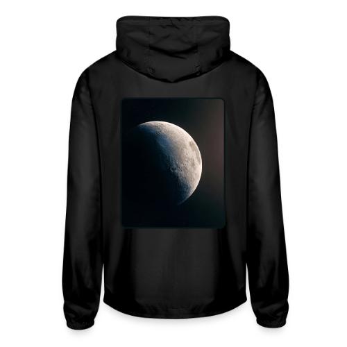 Crescent Moon Celestial Artwork - Unisex Lightweight Windbreaker Jacket