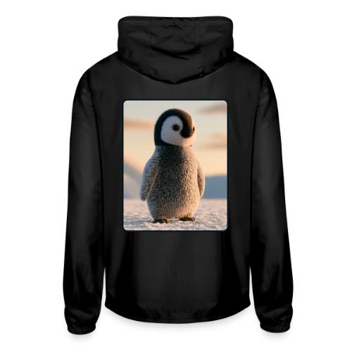Cute Penguin Chick Sunrise Design - Unisex Lightweight Windbreaker Jacket