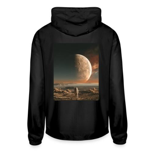 Astronaut on an Alien Moon - Unisex Lightweight Windbreaker Jacket