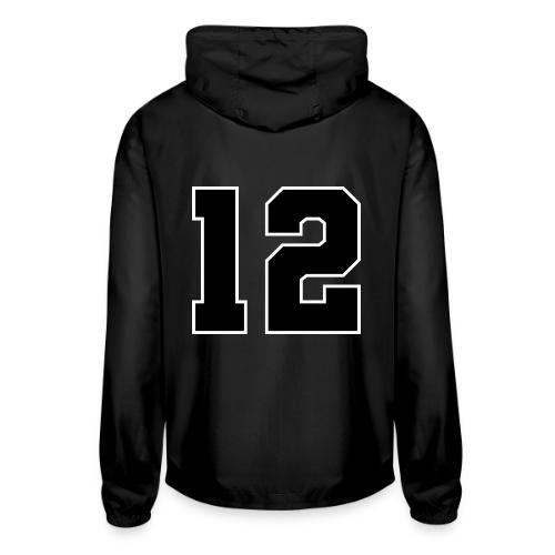 Varsity Number 12 Sports Design - Unisex Lightweight Windbreaker Jacket