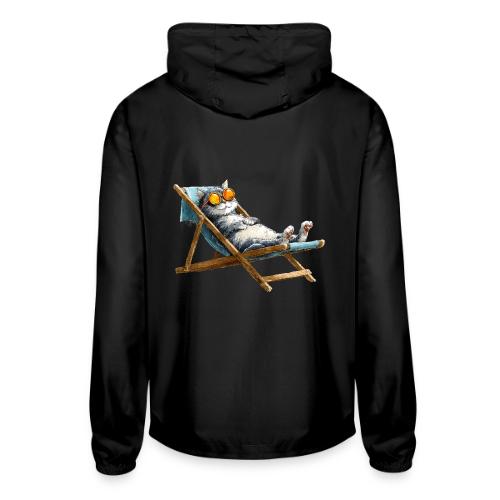 Sunshine Cat Mode - Unisex Lightweight Windbreaker Jacket