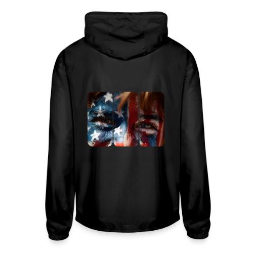 USA: Stars in Their Eyes - Unisex Lightweight Windbreaker Jacket
