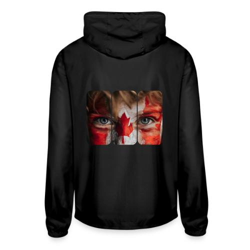 Canada: Maple Leaf Gaze - Unisex Lightweight Windbreaker Jacket