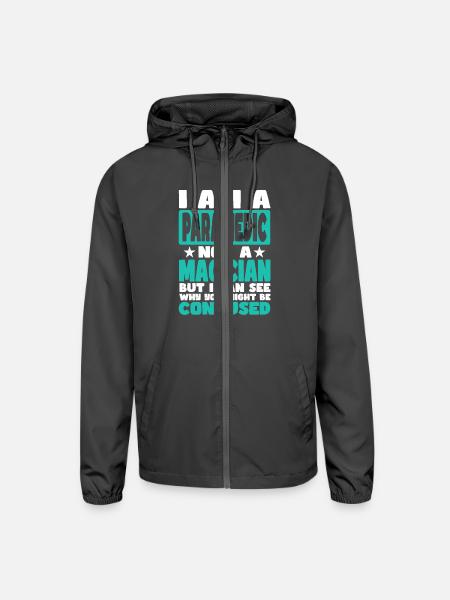 Paramedic - Unisex Lightweight Windbreaker Jacket - graphite