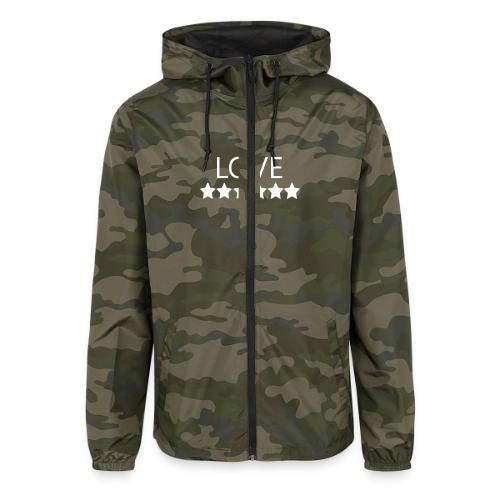 LOVE (White font) - Unisex Lightweight Windbreaker Jacket