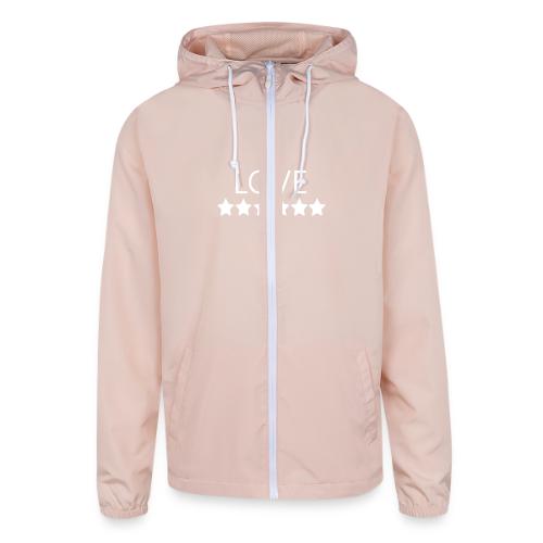 LOVE (White font) - Unisex Lightweight Windbreaker Jacket