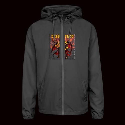 The Diablo Taco Spicy Demon Character - Unisex Lightweight Windbreaker Jacket