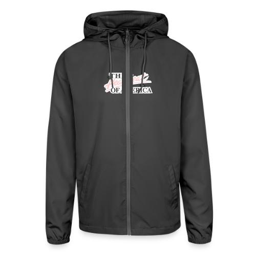 The Heartbeat of America - Unisex Lightweight Windbreaker Jacket