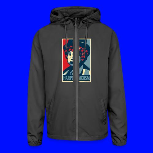Harpo Marxism: parody of Obama poster - Unisex Lightweight Windbreaker Jacket