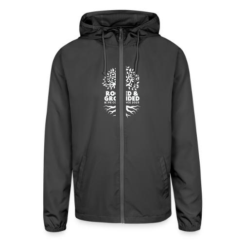 Rooted and Grounded- Hope Conference 2023 - Unisex Lightweight Windbreaker Jacket