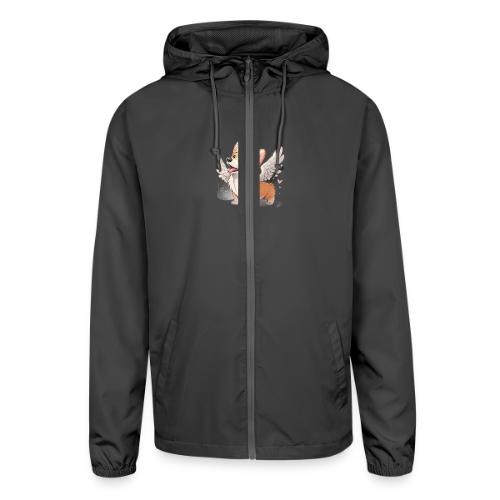 Angel Wings Corgi - Unisex Lightweight Windbreaker Jacket
