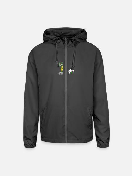 Loyalty Is 1 - Unisex Lightweight Windbreaker Jacket - graphite - Front