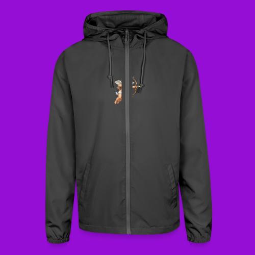 Cupid with twohearts set - Unisex Lightweight Windbreaker Jacket