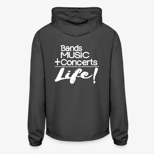 Music is Life - Unisex Lightweight Windbreaker Jacket