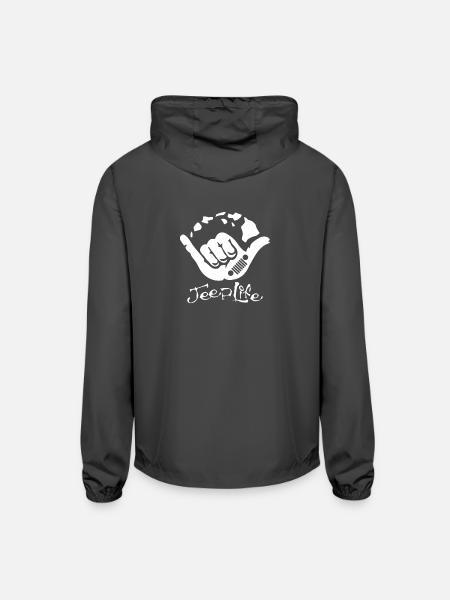 Jeep life vibes - Unisex Lightweight Windbreaker Jacket - graphite