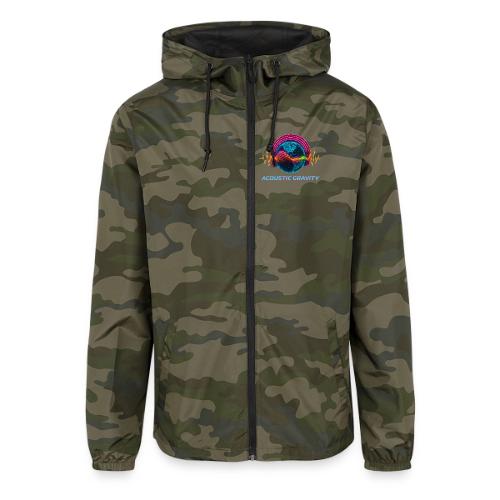 Earth's Headphones - Unisex Lightweight Windbreaker Jacket