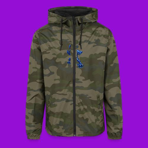 Angry Blue Alien - Unisex Lightweight Windbreaker Jacket