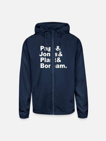 PAGE JONES PLANT BONHAM - Unisex Lightweight Windbreaker Jacket - navy
