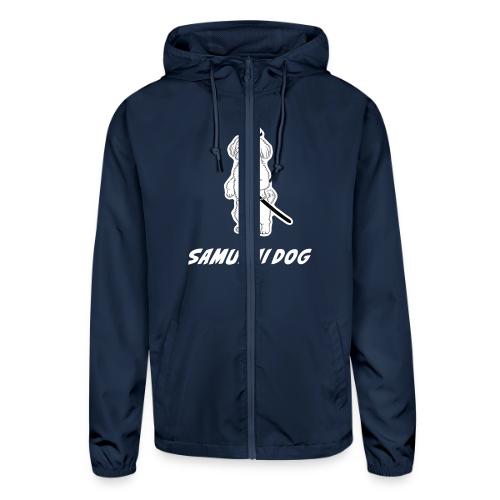 Samurai Maltese Katana Warrior Dog Tee - Unisex Lightweight Windbreaker Jacket