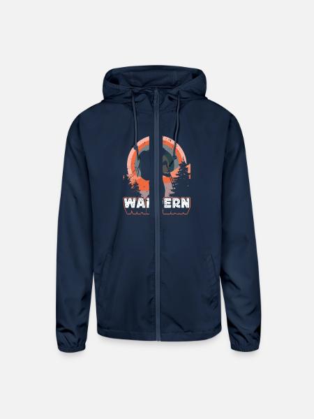 trekking - Unisex Lightweight Windbreaker Jacket - navy - Front