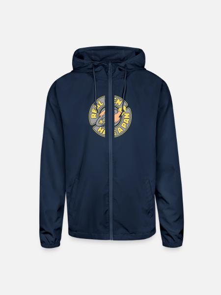 Real Men Have A Pan Prospecting Miner Gold Panning - Unisex Lightweight Windbreaker Jacket - navy - Front